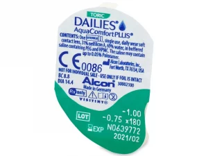 Dailies AquaComfort Plus 30 toric