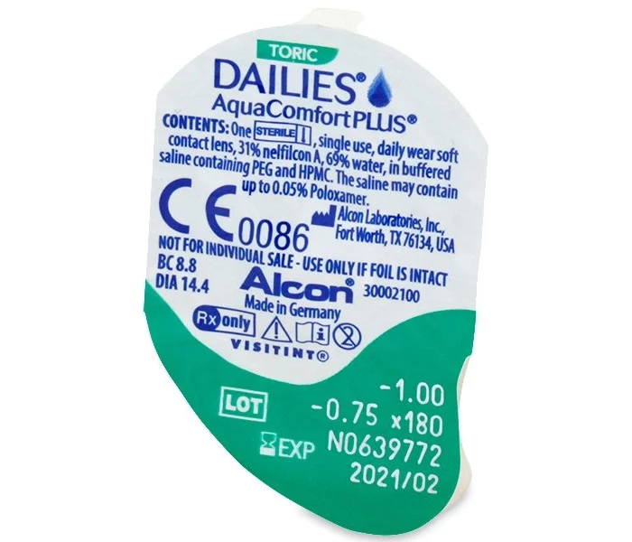 Dailies AquaComfort Plus 30 toric