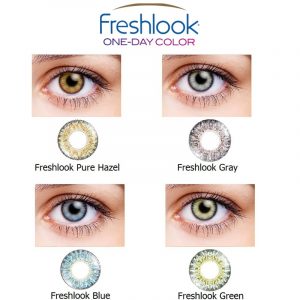 Freshlook one-day color contact lenses