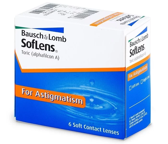 Soflens for astigmatism- 6 lenses