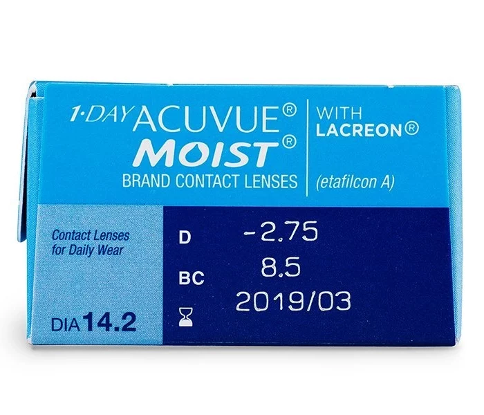 1 Day Acuvue Moist 30 contact lens