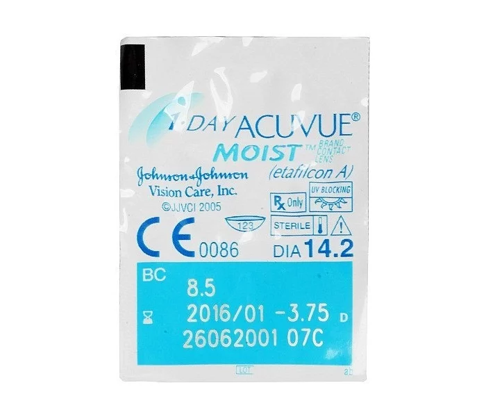 1 Day Acuvue Moist 30 contacts