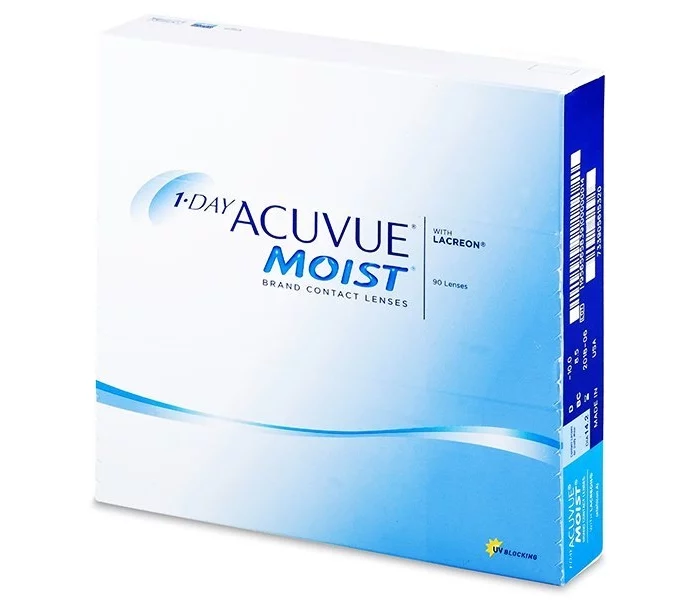 1 Day Acuvue Moist 90 contact lenses