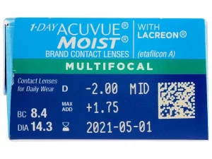 1 Day Acuvue Moist Multifocal 30 contacts