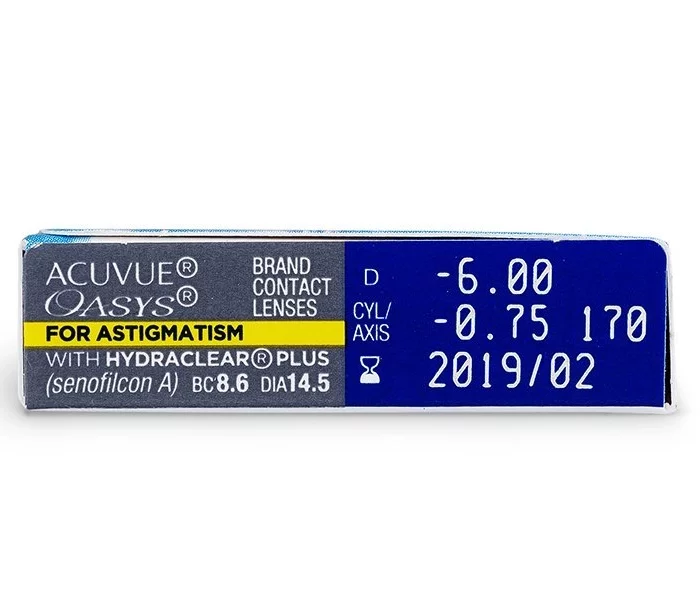 Acuvue Oasys for Astigmatism 6 contact lens