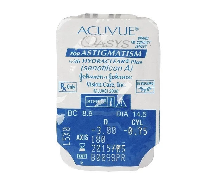 Acuvue Oasys for Astigmatism 6 contacts