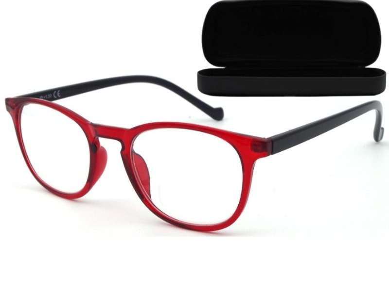 Readers with protection case: Blush